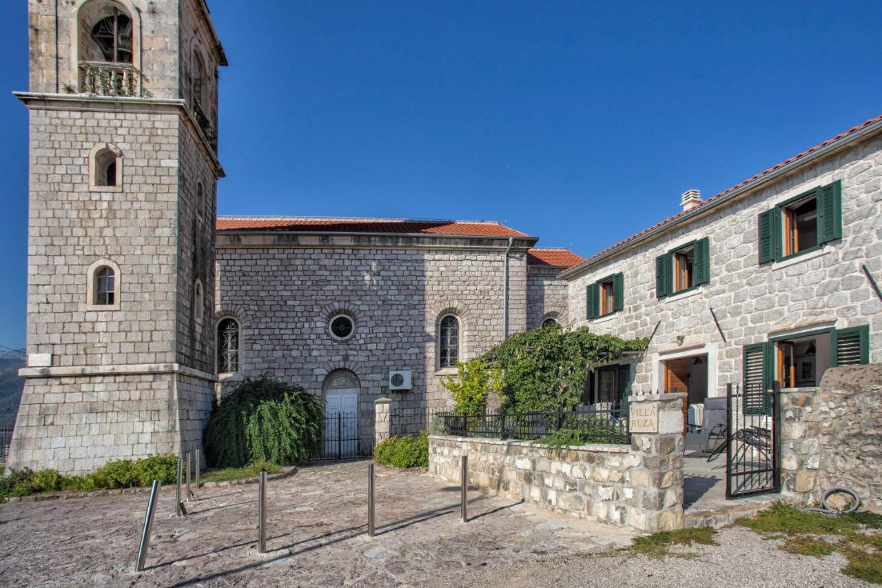 Villa Ruza, Donja Lastva 티바트 외부 사진